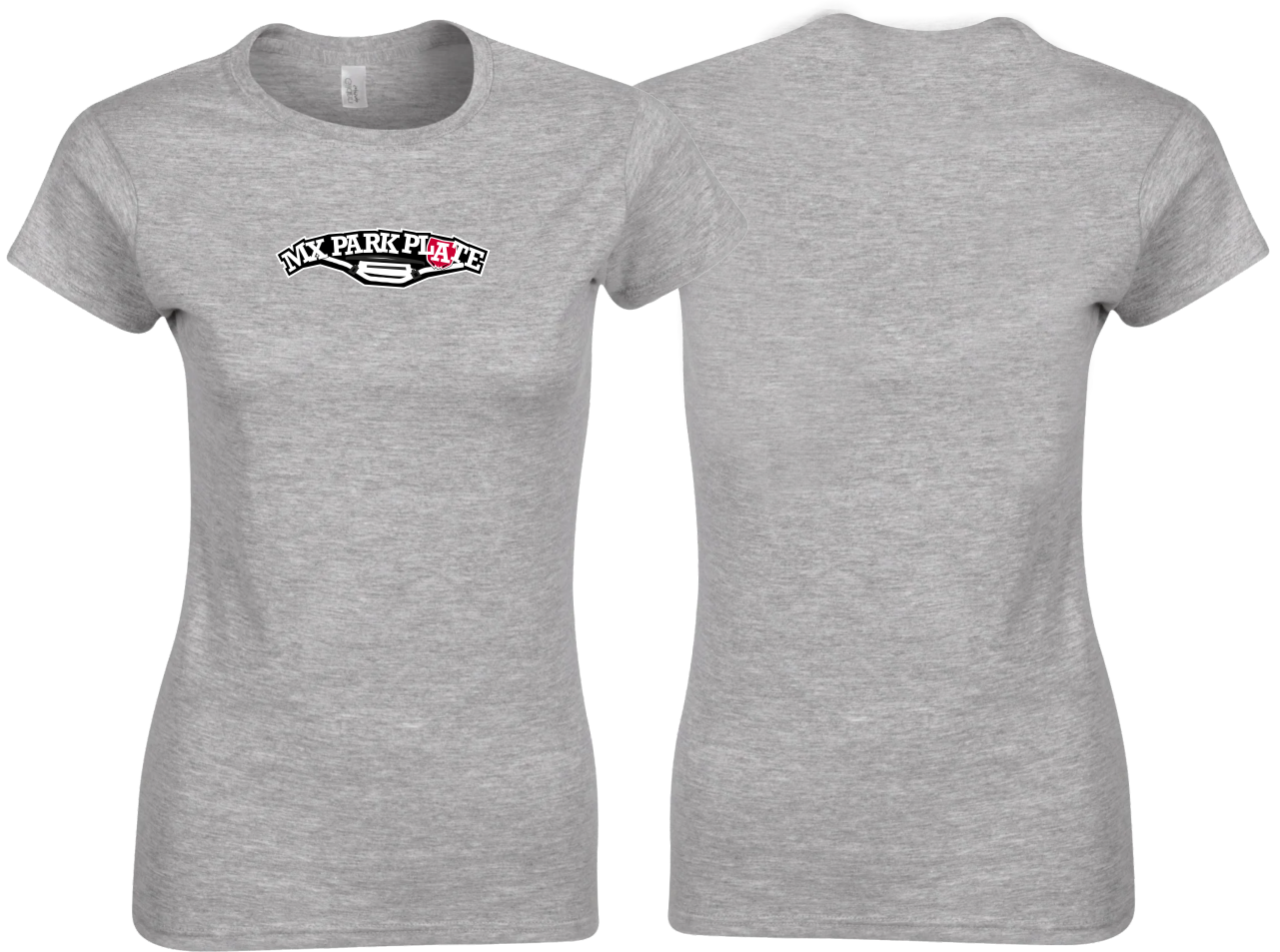 Damen Shirt grau/Frontdruck