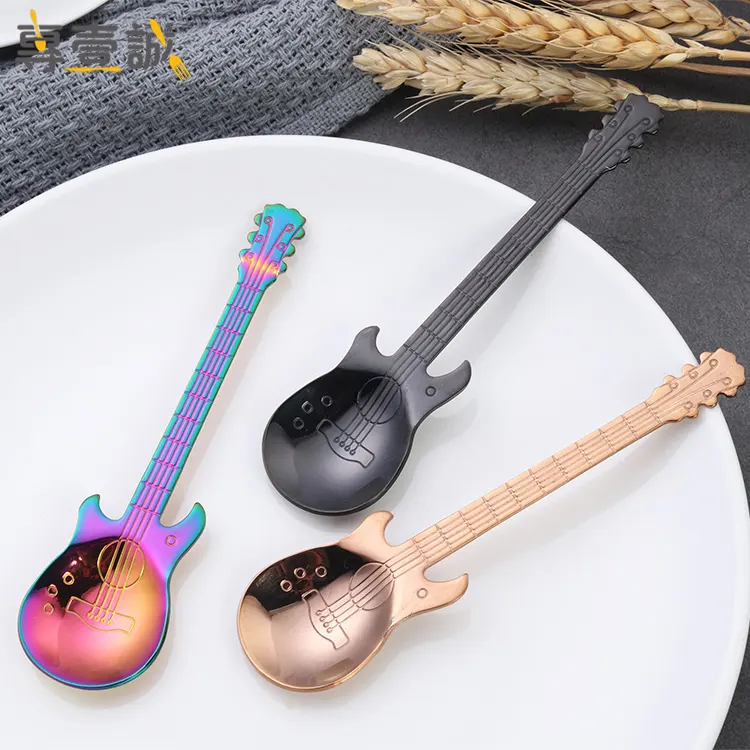 Miniature : Cuillère "Guitare" - 4 coloris