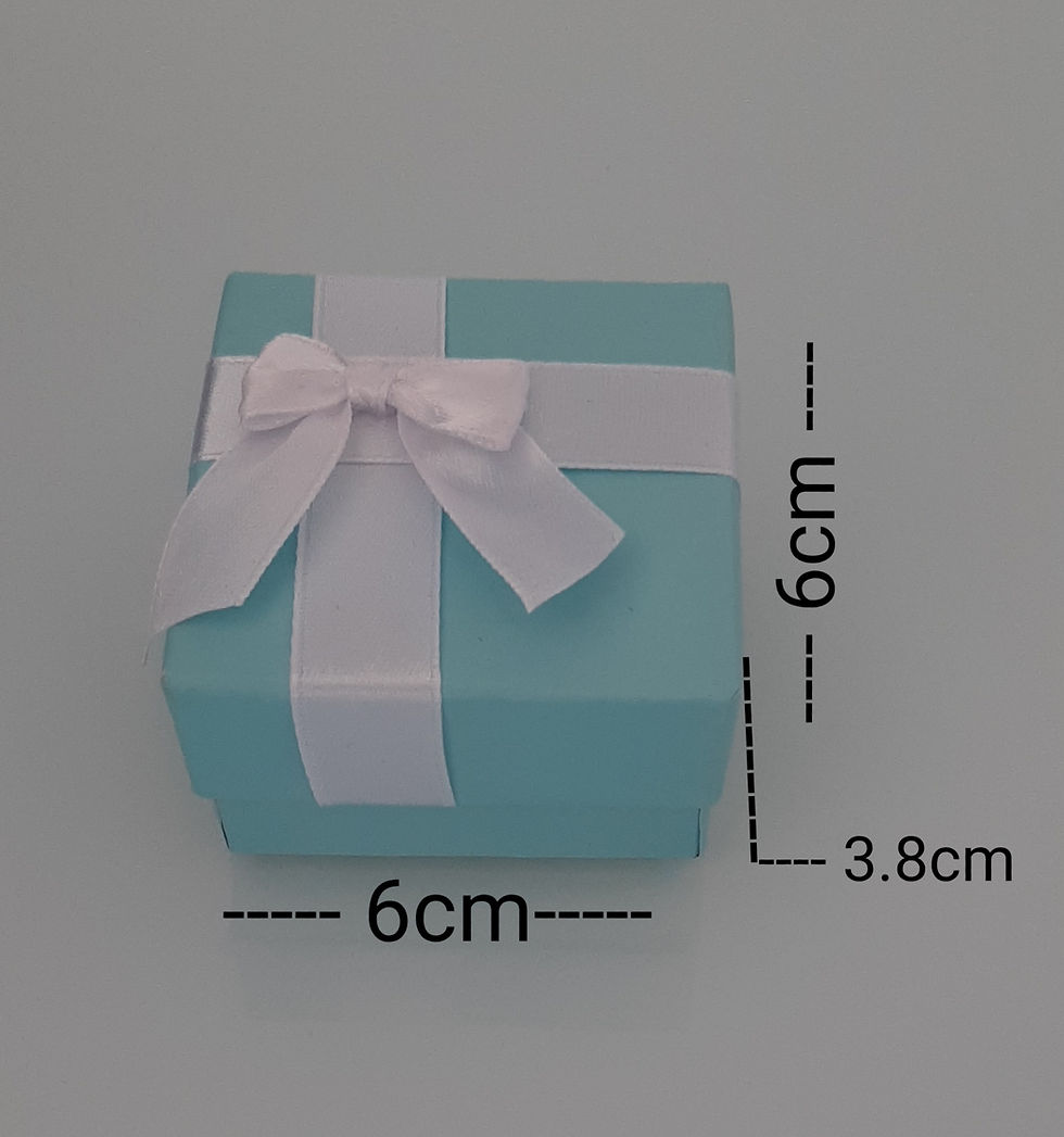 Miniatura: Caixinha para presente 6cm com almofada e laço