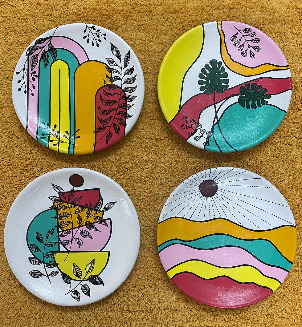 Thumbnail: Terracotta Plates set of 4