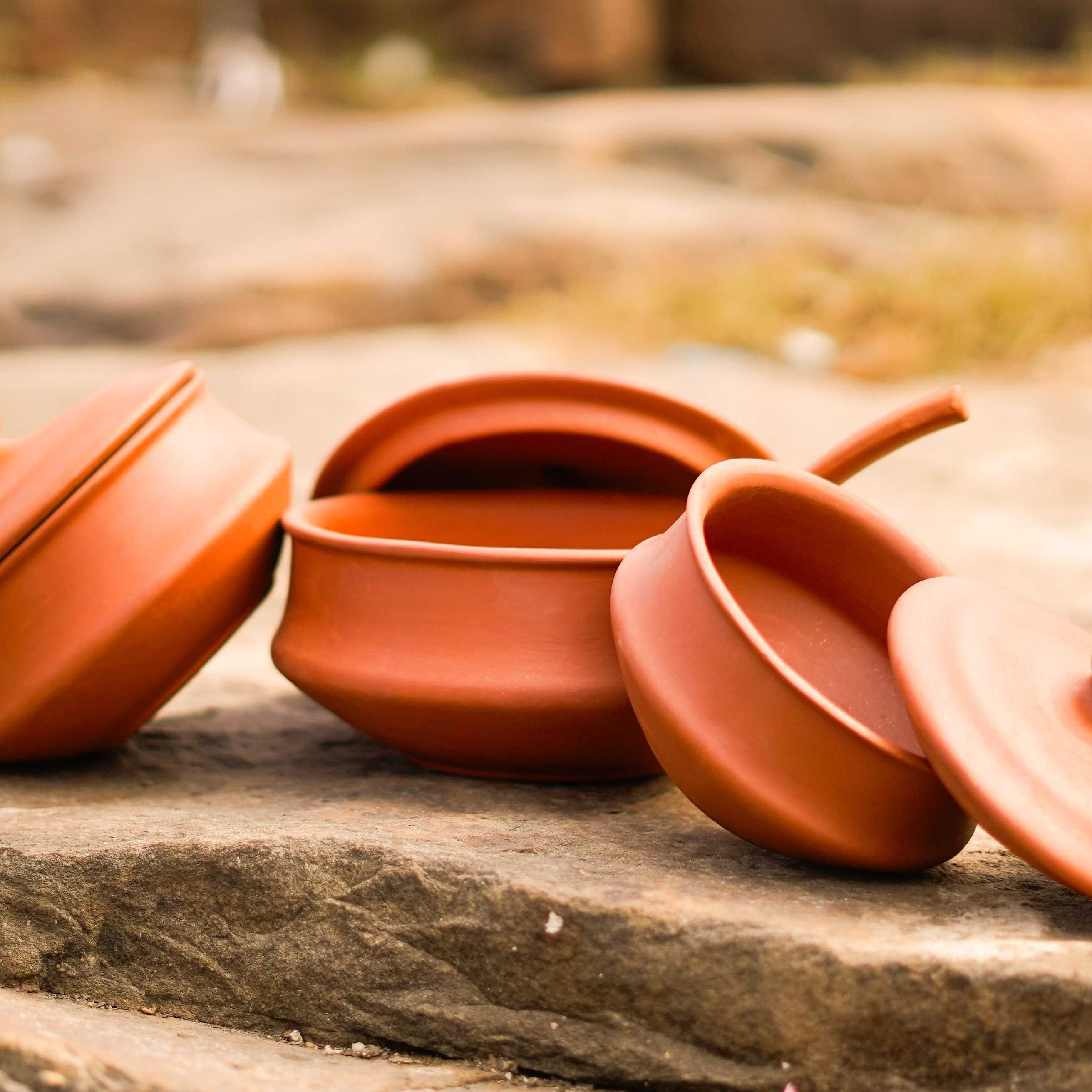 Terracotta Donga Set Of 3