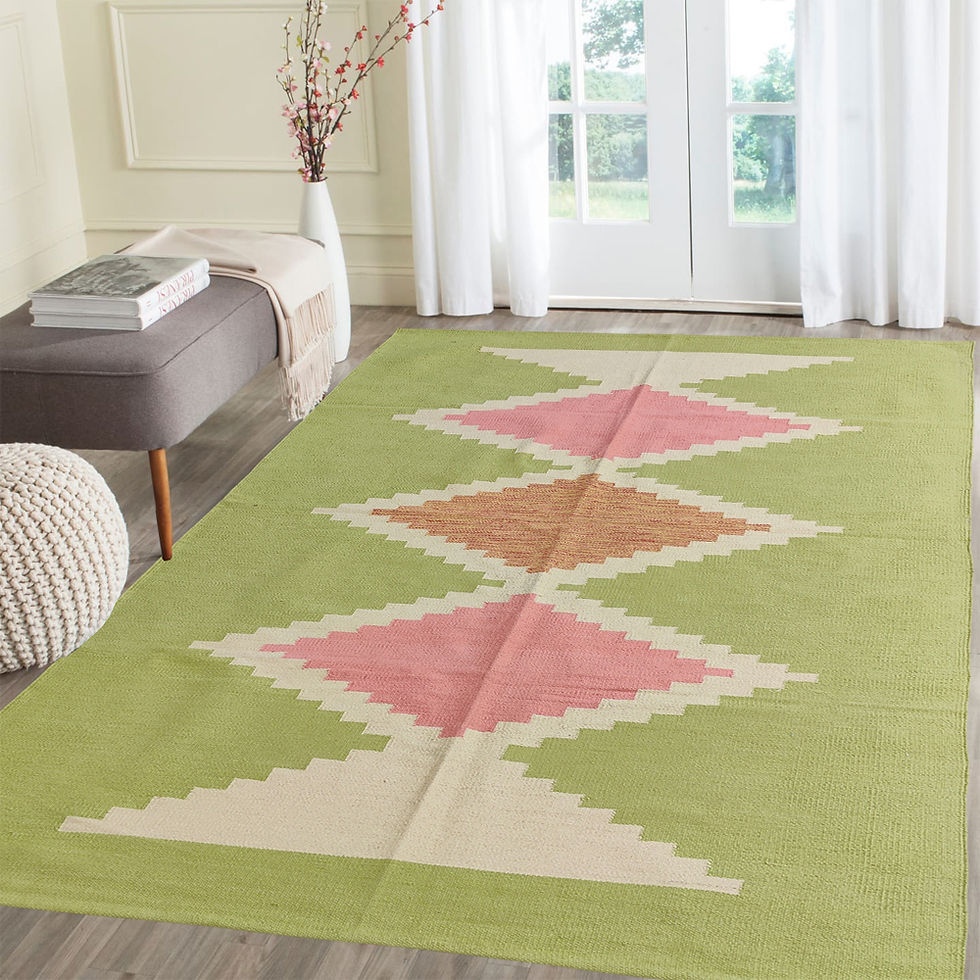 Advik design rug cotton 5' x 7'