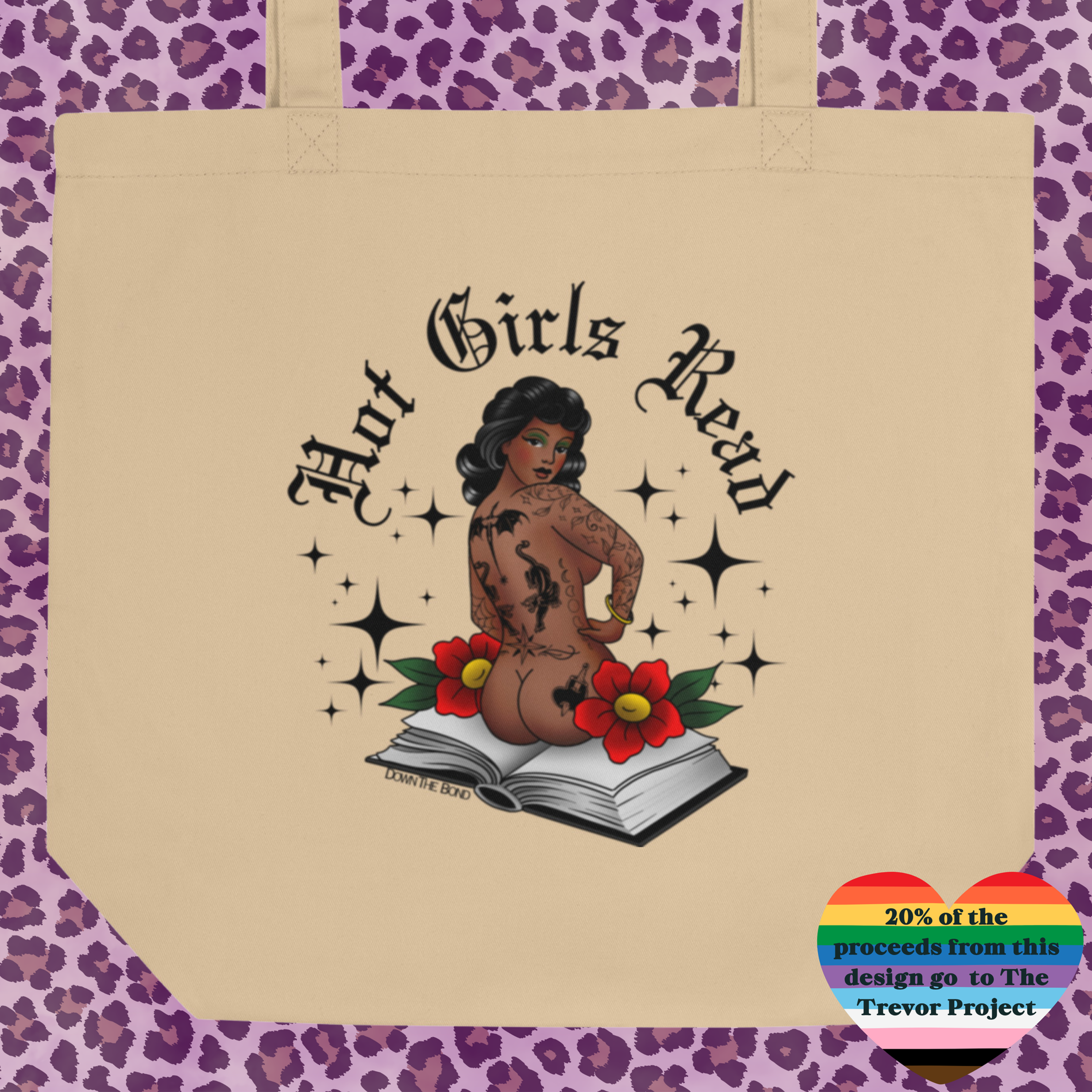 Hot Girls Read - Tote - Deep