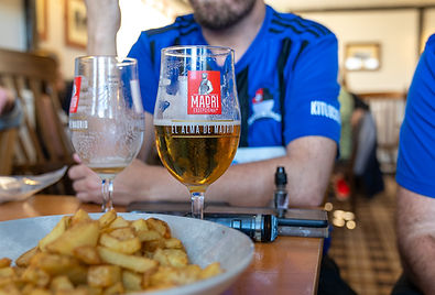 Chip buffet at the royal oak pub
