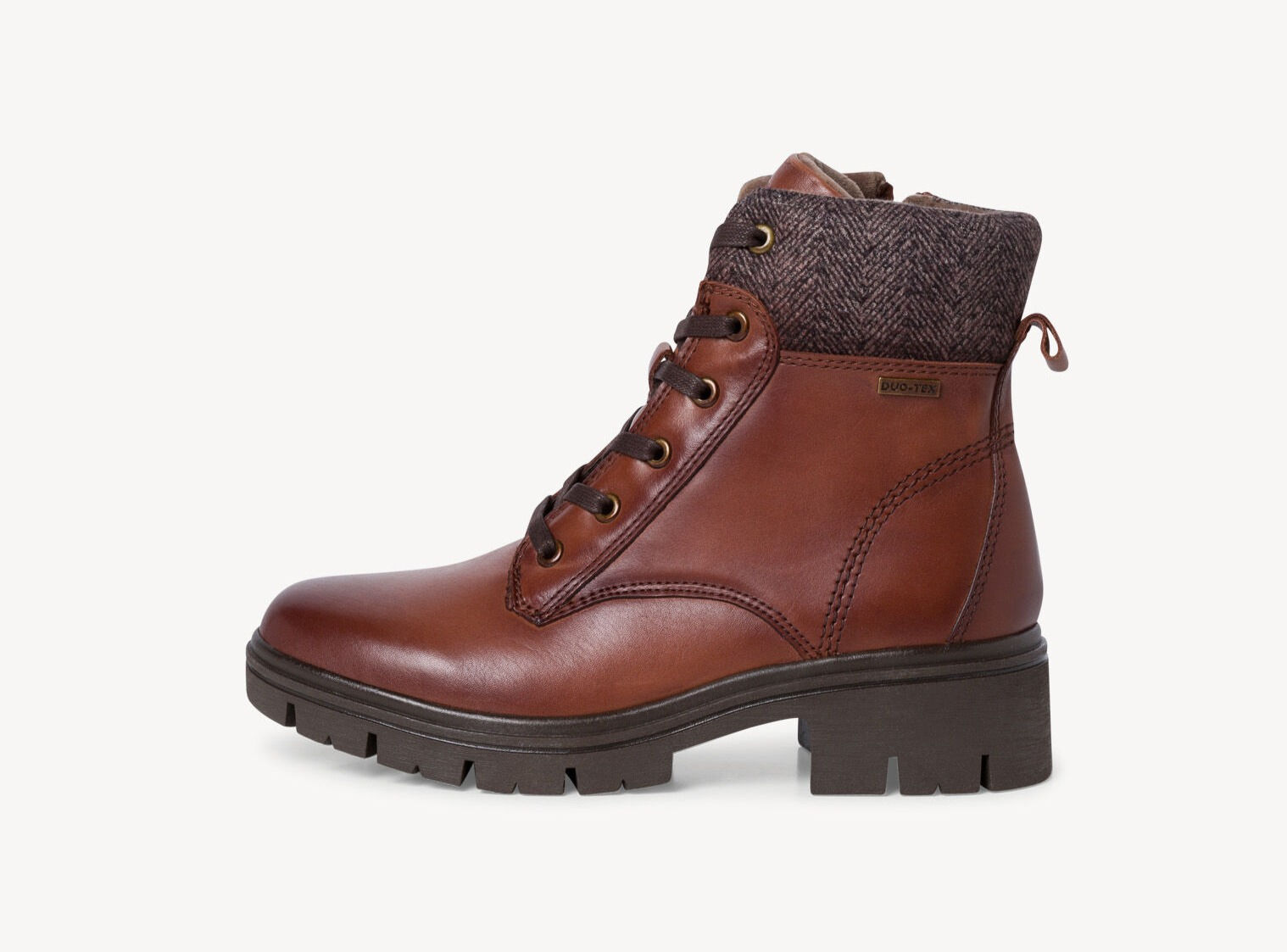 TAMARIS BOTAS PIEL COLOR COÑAC