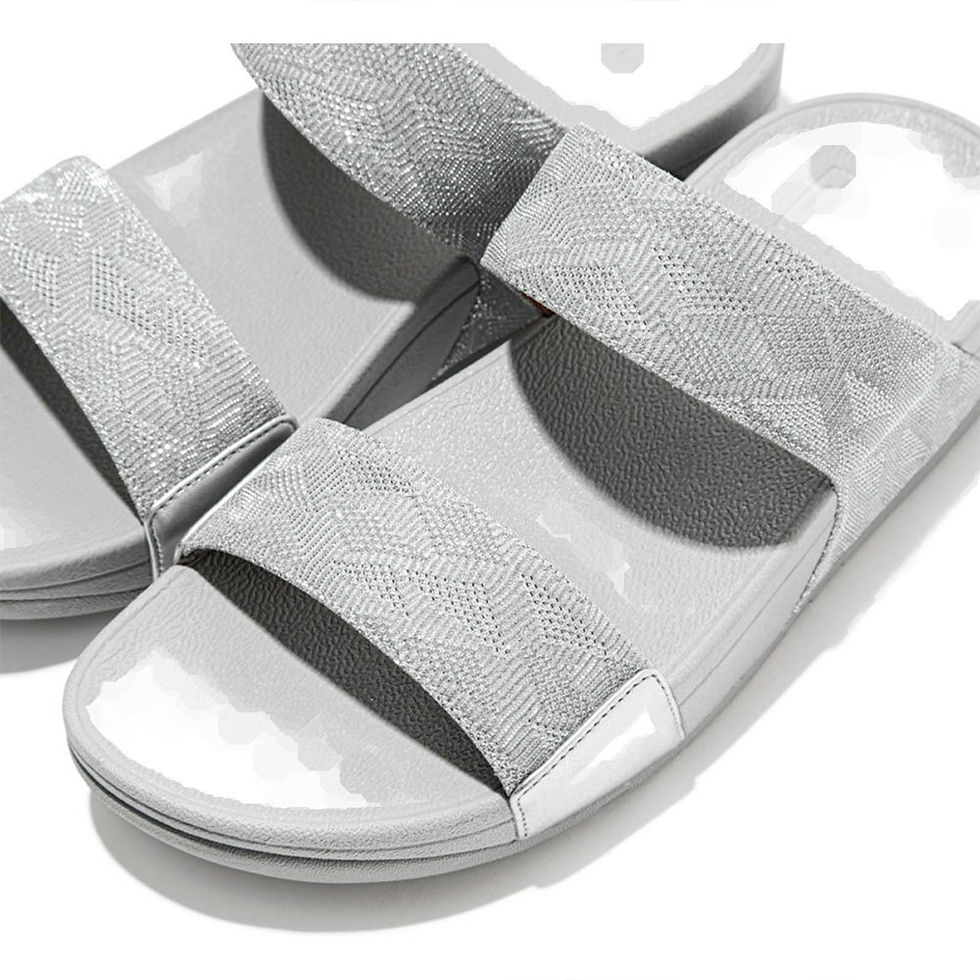 Miniatura: FITFLOP LULU SANDAL GEO GLITZ SILVER