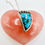 Thumbnail: Natural Arizona Turquoise “Shark Tooth” Sterling Silver Pendant 