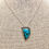 Thumbnail: Natural Arizona Turquoise “Shark Tooth” Sterling Silver Pendant 