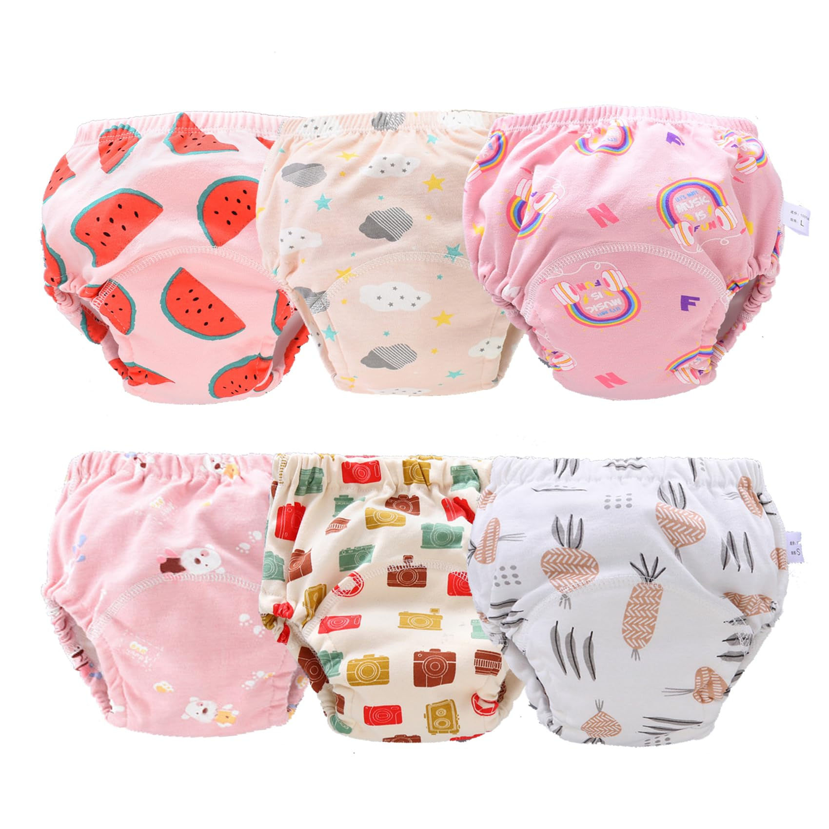 Orinery Unisex Training Underwear Waterproof Toddler Underpants Cotton Potty Tra