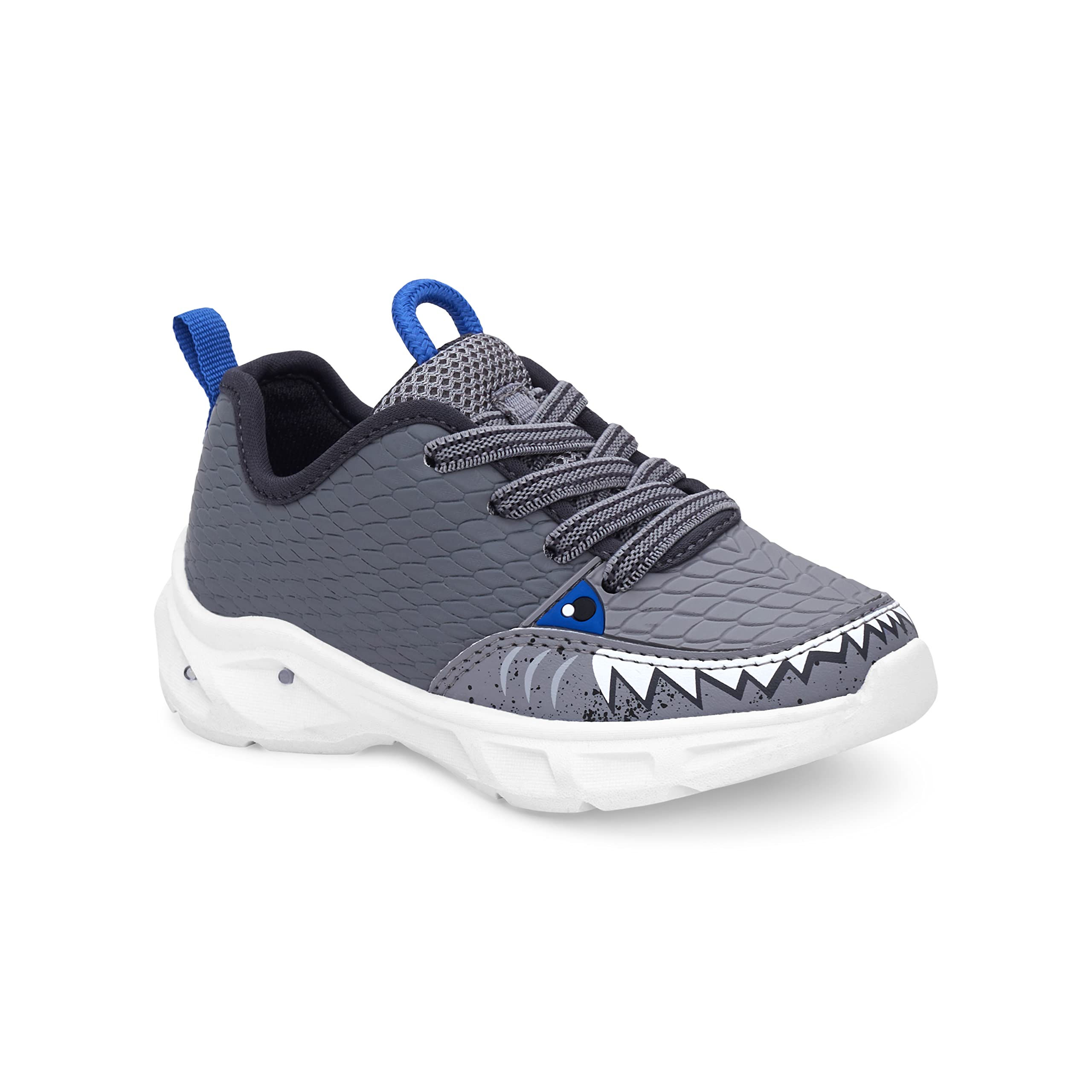 carters Boys Teagan Light Up Sneaker Grey 7 Toddler