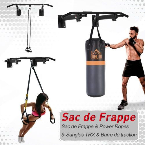 Miniature : Barre fixe fitness + crochet corde/sac
