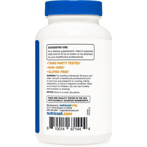 Thumbnail: Nutricost L-Carnitine Tartrate, 1,000 mg, 120 Capsules