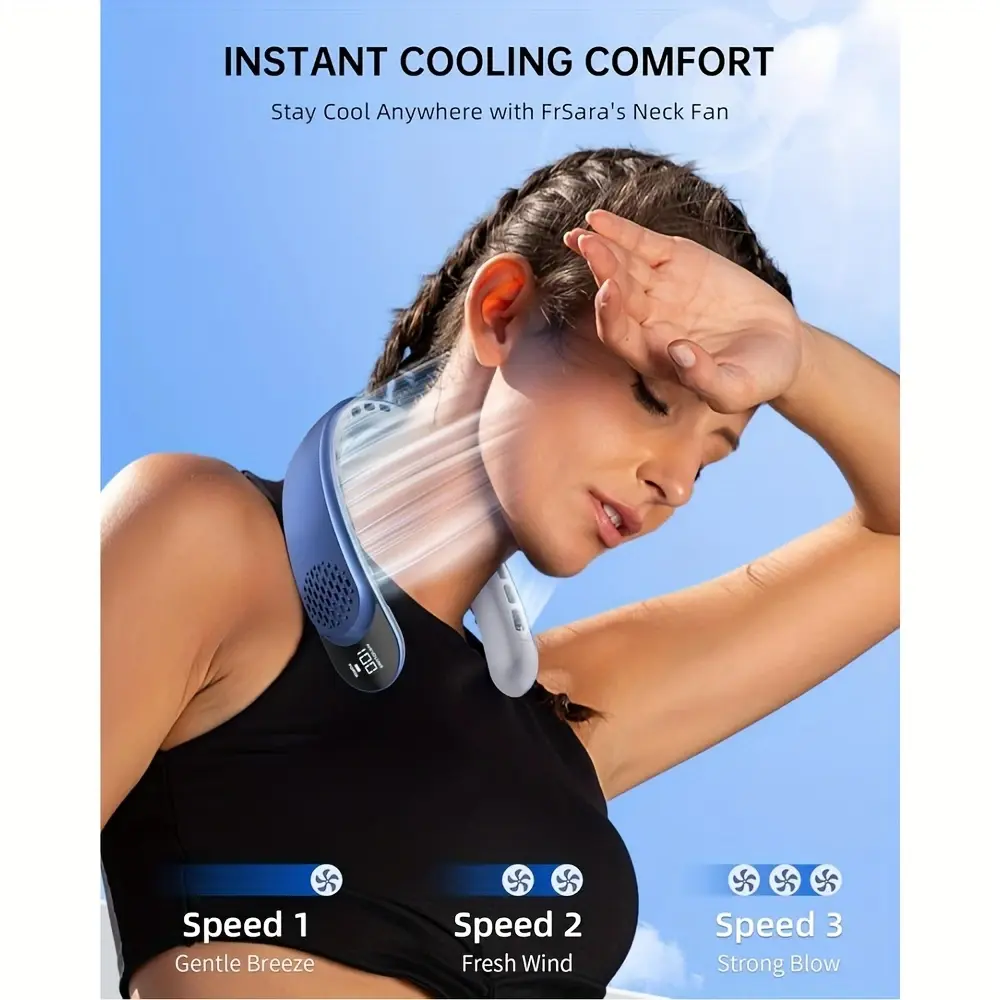 Ventilador de cuello profesional portátil avanzado