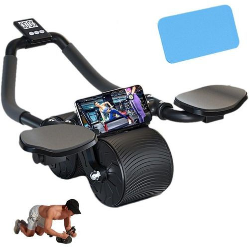 Automatic Rebound Abdominal Wheel - Workout Equipment for Men and Women