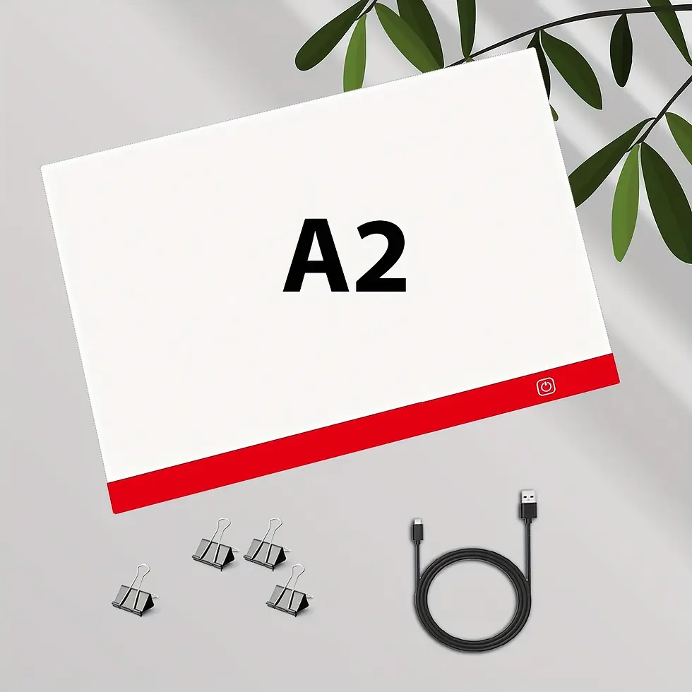 Miniatura: Tablero de dibujo LED grande A2