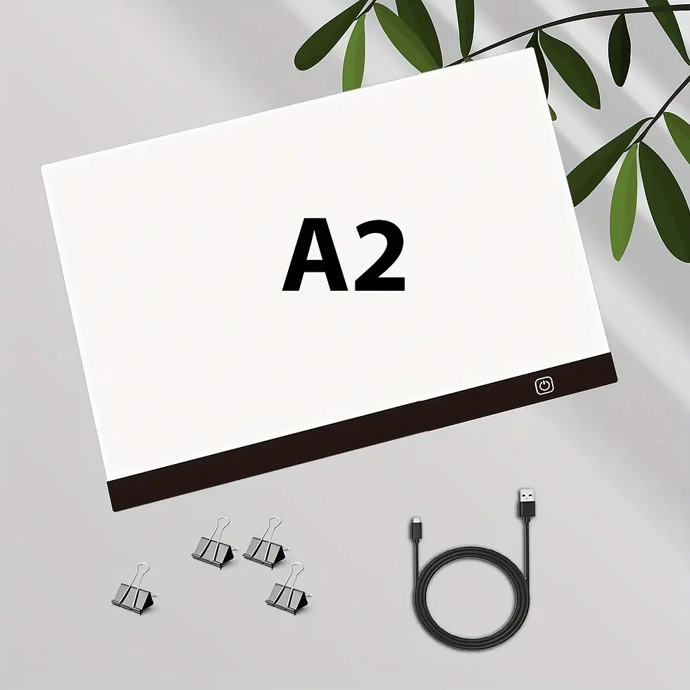 Miniatura: Tablero de dibujo LED grande A2