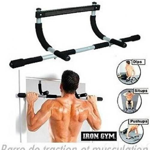 Barra de treinamento de força e pull-up multifuncional Iron Gym