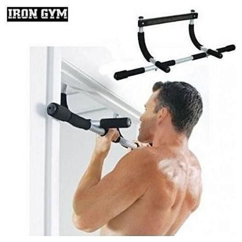 Miniatura: Barra de treinamento de força e pull-up multifuncional Iron Gym