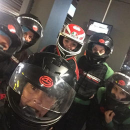 The team on a fun day out