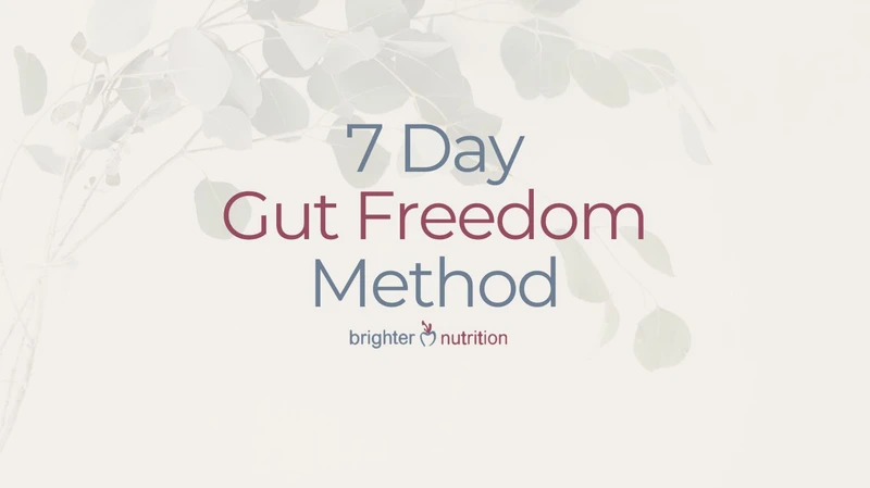 7 Day Gut Freedom Method
