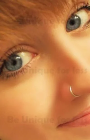 Fake Clip On Sterling Silver Thin Small Nose Ring Hoop No