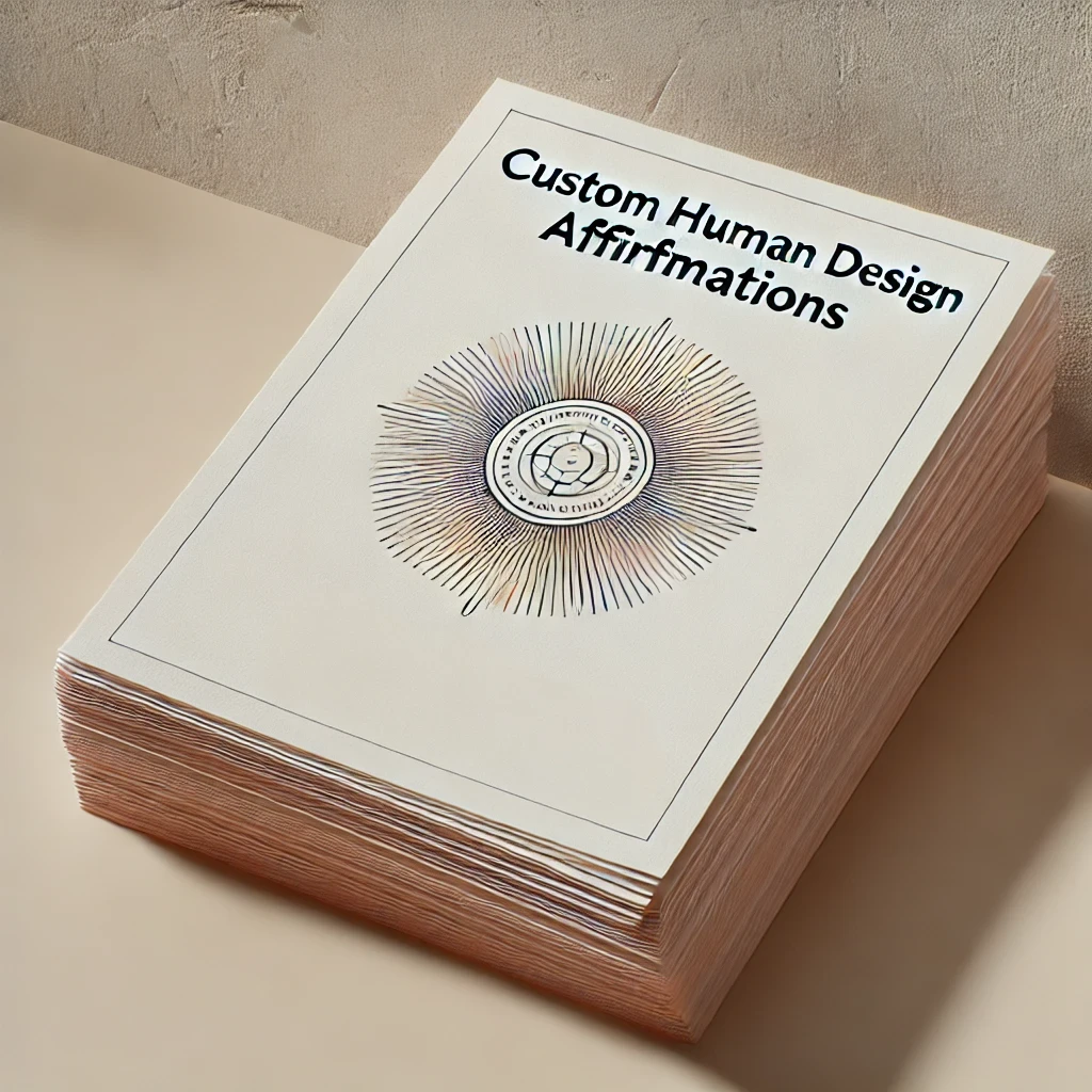 Custom Human Design Affirmations