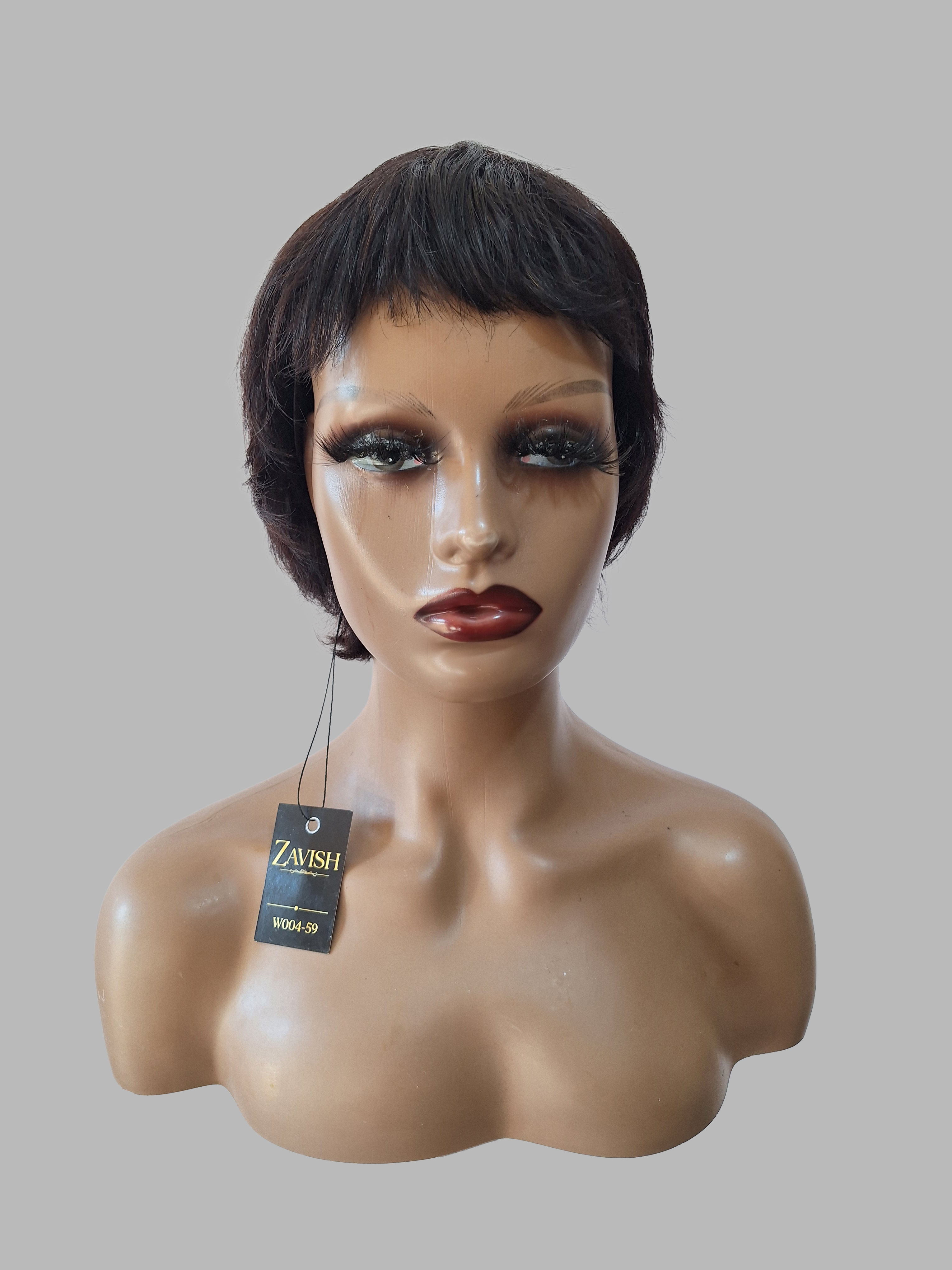 Premium Brazilian Pixie Wig, 8 Inches.