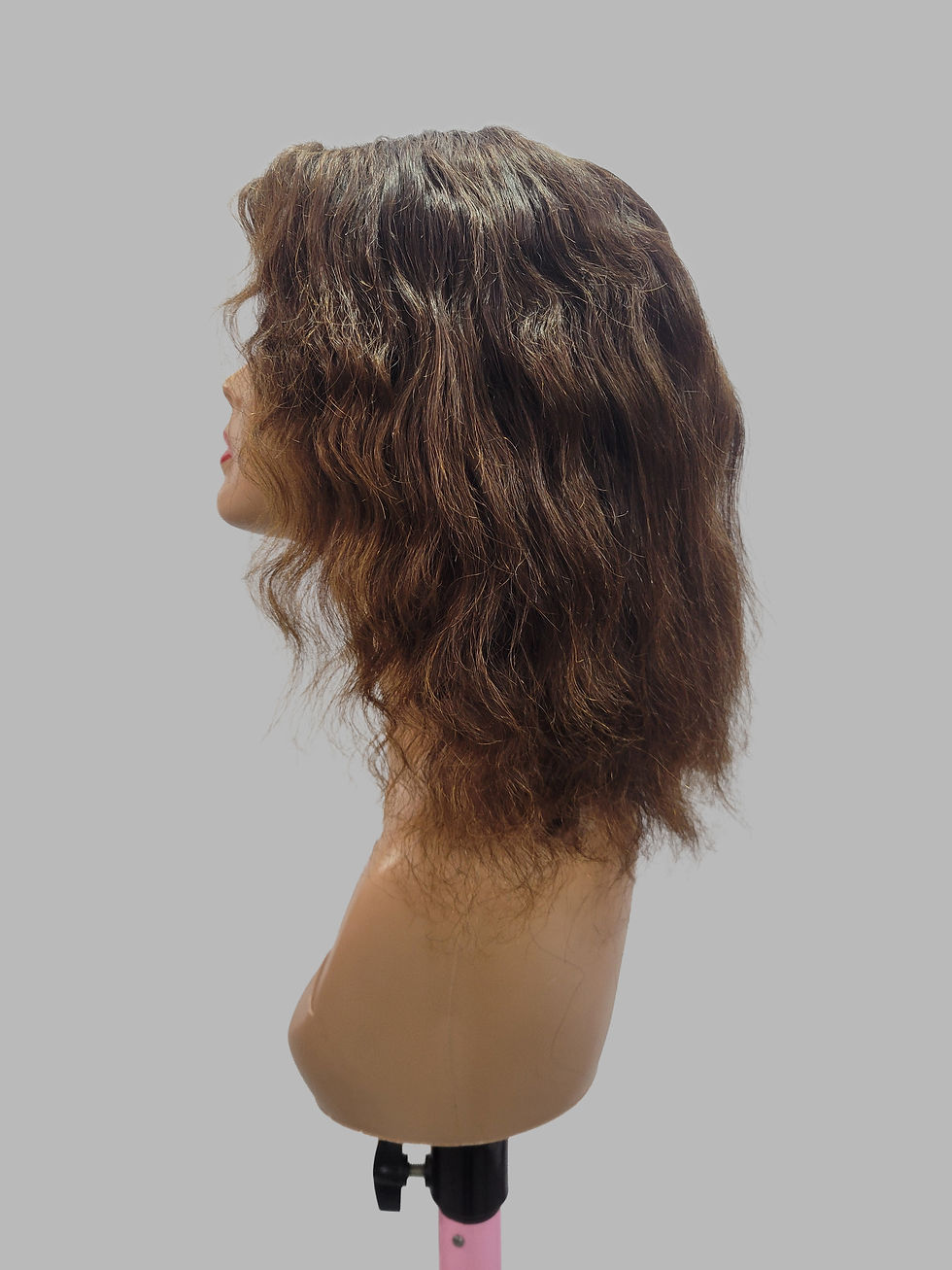 Thumbnail: Premium Wavy Peruvian Wig, 12 Inches.