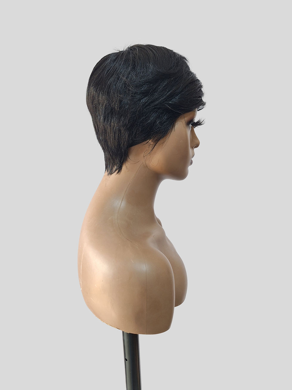 Thumbnail: Premium Brazilian Pixie Wig, 6 Inches.