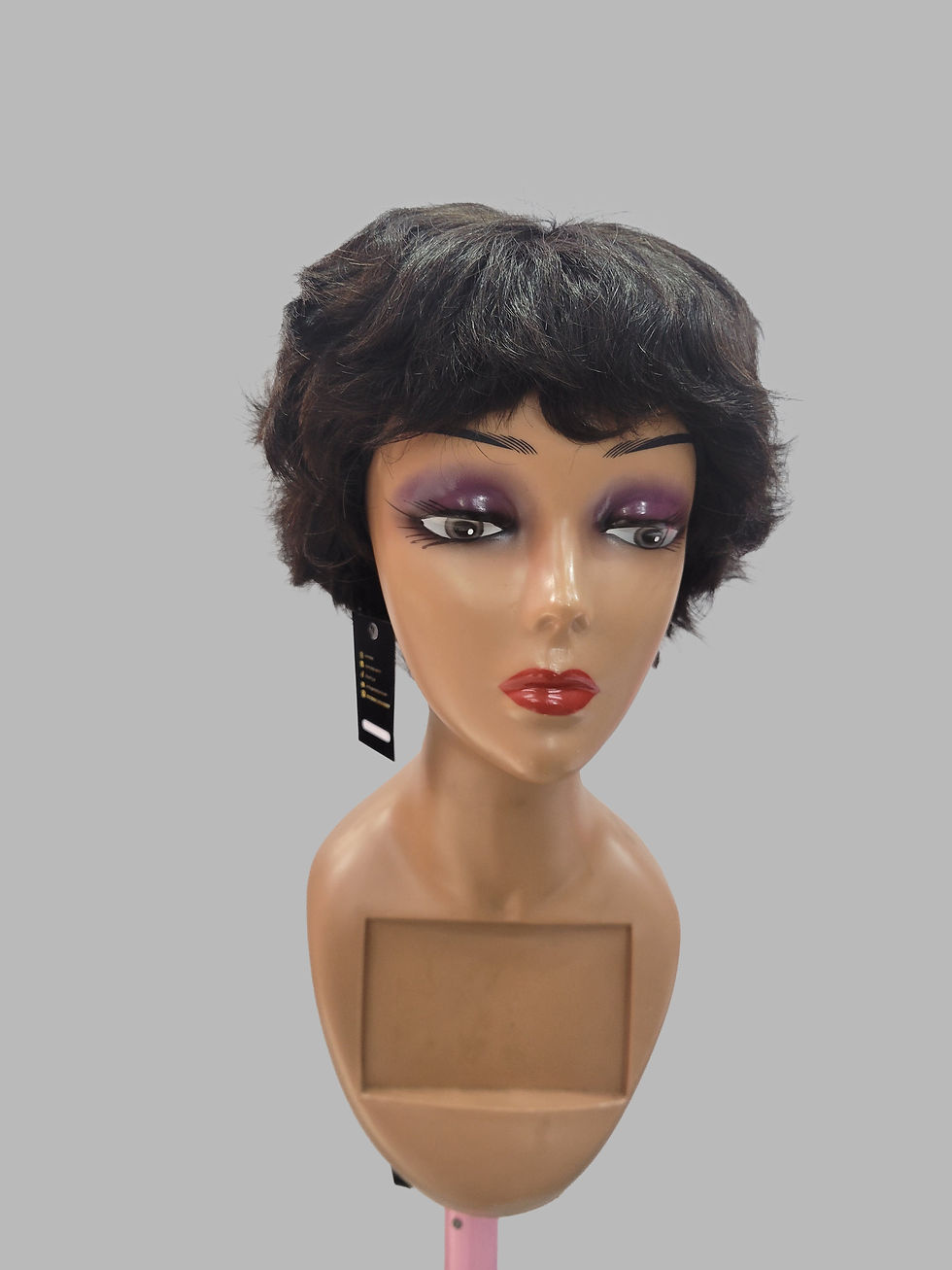 Thumbnail: Premium Brazilian Pixie Wig, 8 Inches.