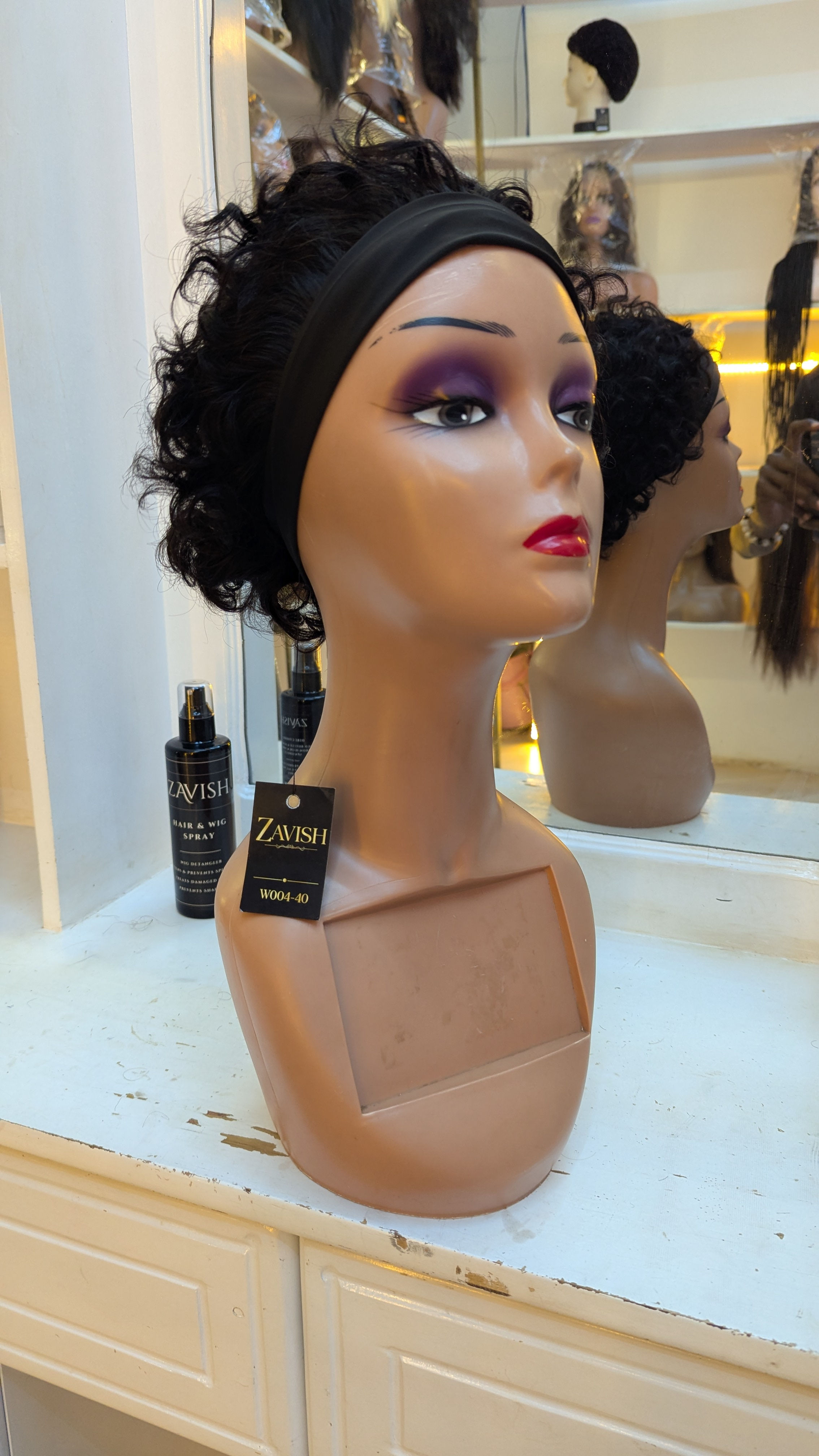 Premium Wavy Brazilian Wig, Very Short.
