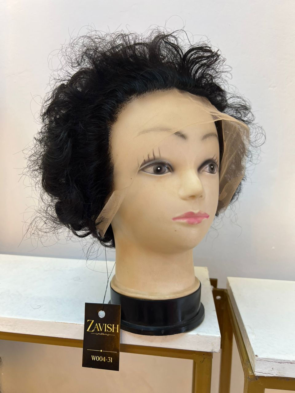Premium Curly Brazilian Wig, Very Short.
