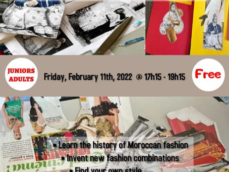 Tracing the evolution of Moroccan fashion through  collage