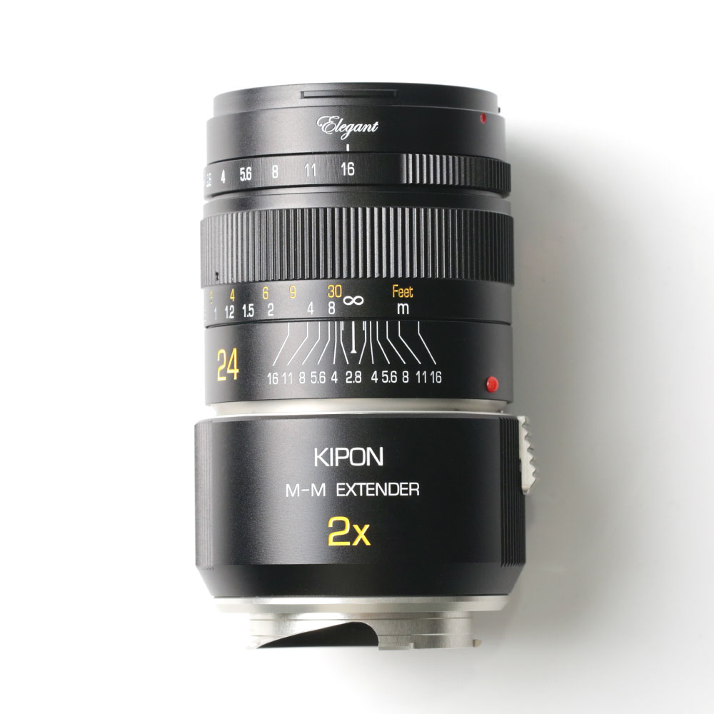 アダプター＆レンズキット - M-M エクステンダー 2x + エレガント 90mm F2.4 M 3