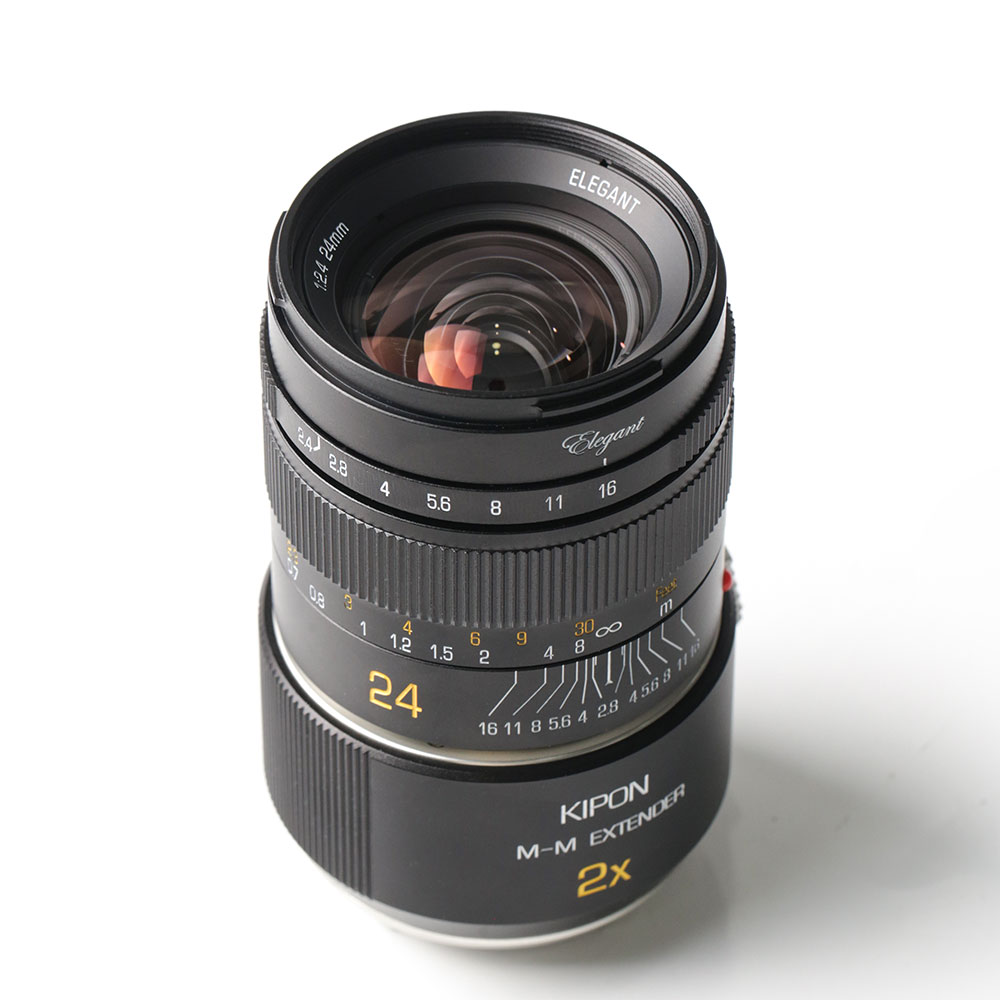アダプター＆レンズキット - M-M エクステンダー 2x + エレガント 90mm F2.4 M 2