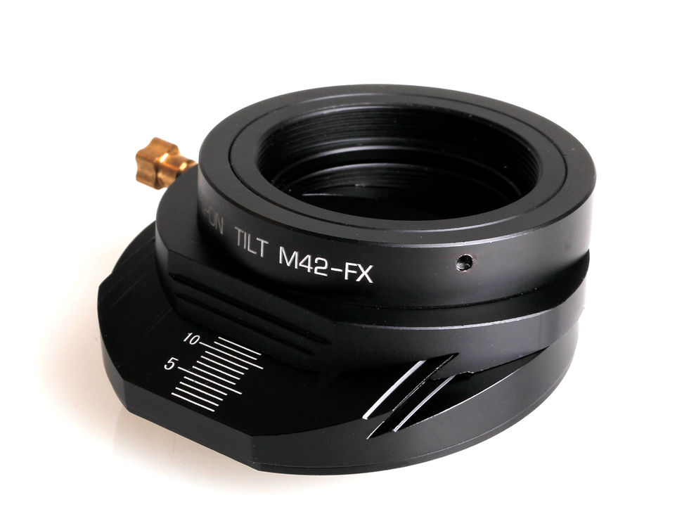 Thumbnail: Tilt Adapter for M42 Lens on Fuji X-Pro1 X-E1 X-T1 X-M1 Camera