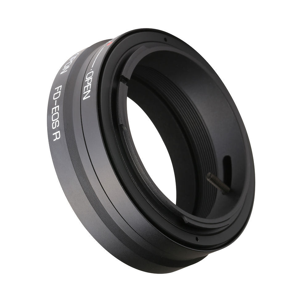 Thumbnail: Adapter for Canon FD Lens on Canon EOS R Full Frame Mirrorless Camera
