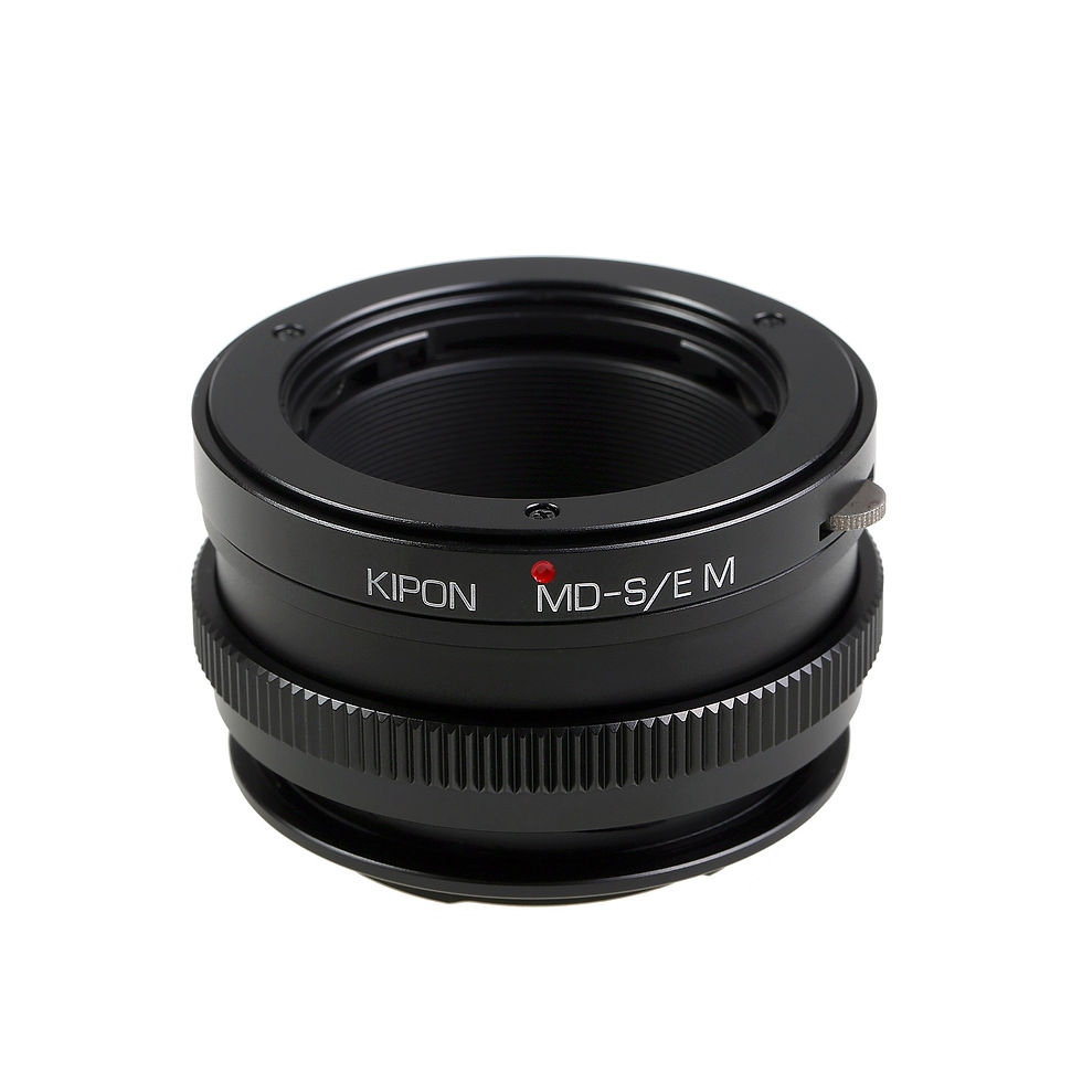 Thumbnail: Macro Adapter with Helicoid Tube for Minolta MD Lens on Sony E Camera