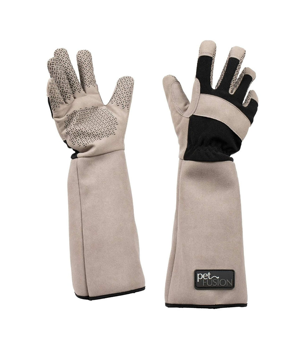 Guantes de Cuero Sintetico 40cms