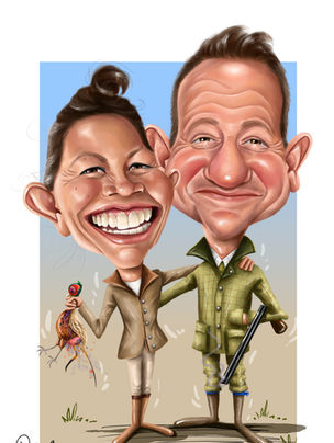 couple caricature