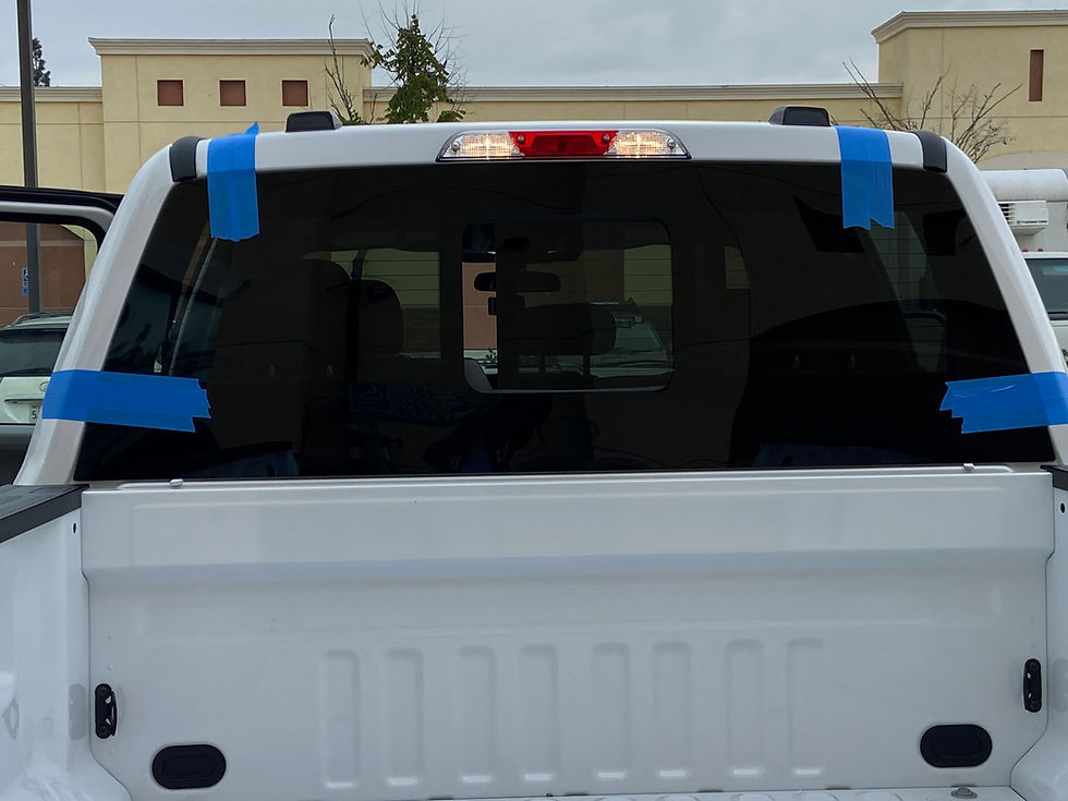Thumbnail: Fits 2017-2026 Ford F250 F350 Back Glass Manual Sliding NonHeat