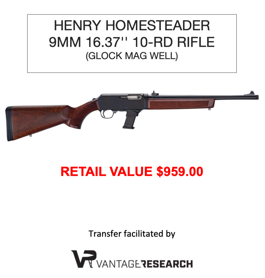 2025 Glacier USBC Riffle Raffle 