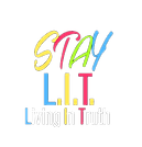 StayLIT  white logo