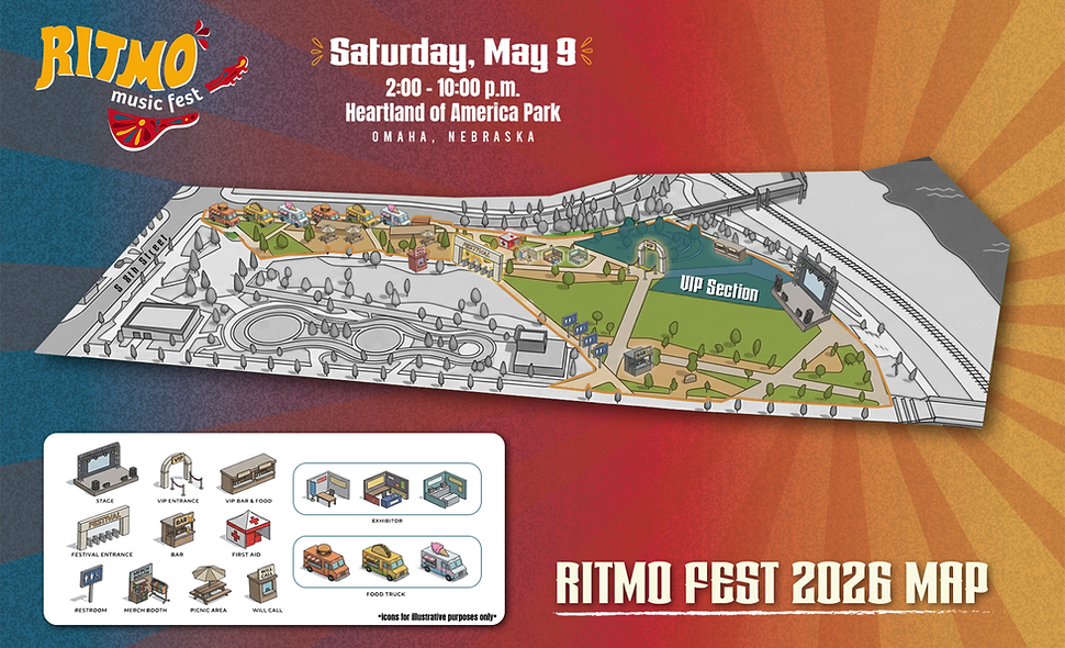 RITMO Music Fest 2026 Map
