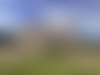 Framed residential home under construction with roof trusses and exterior sheathing installed in Minnesota