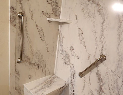 luxury modern accessible shower