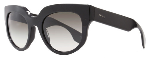 Prada Square Sunglasses SPR07Q-A Shiny Black | best-frames