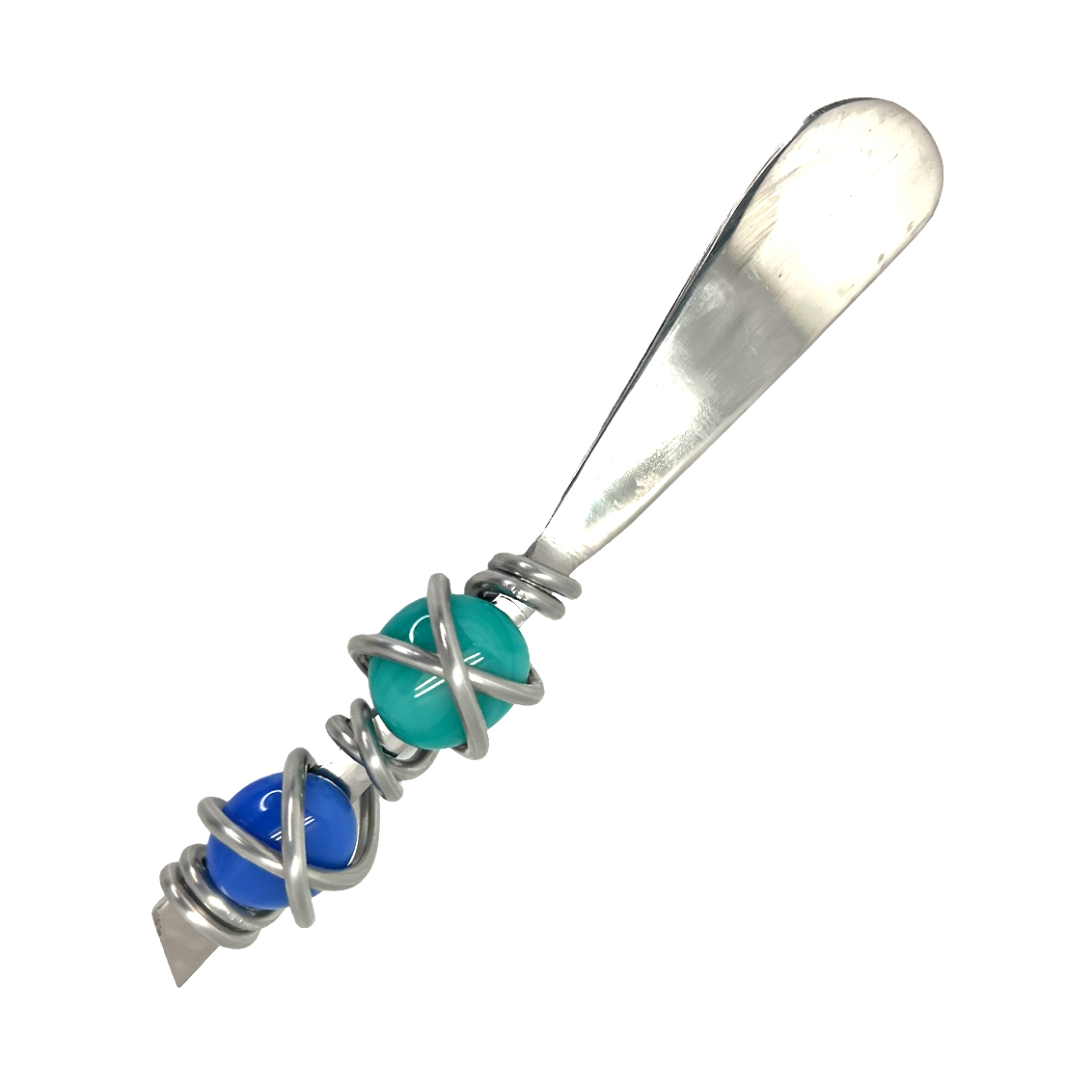 Wire and Stone Embellished  Aluminum Spreader