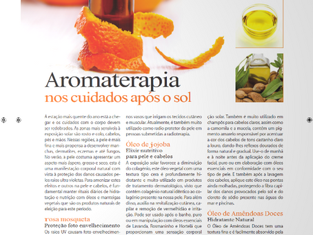 Aromaterapia nos cuidados após o sol