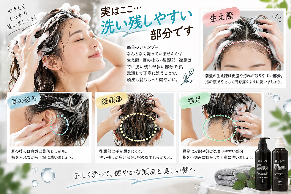 意外と知らない“シャンプーの泡立ち”